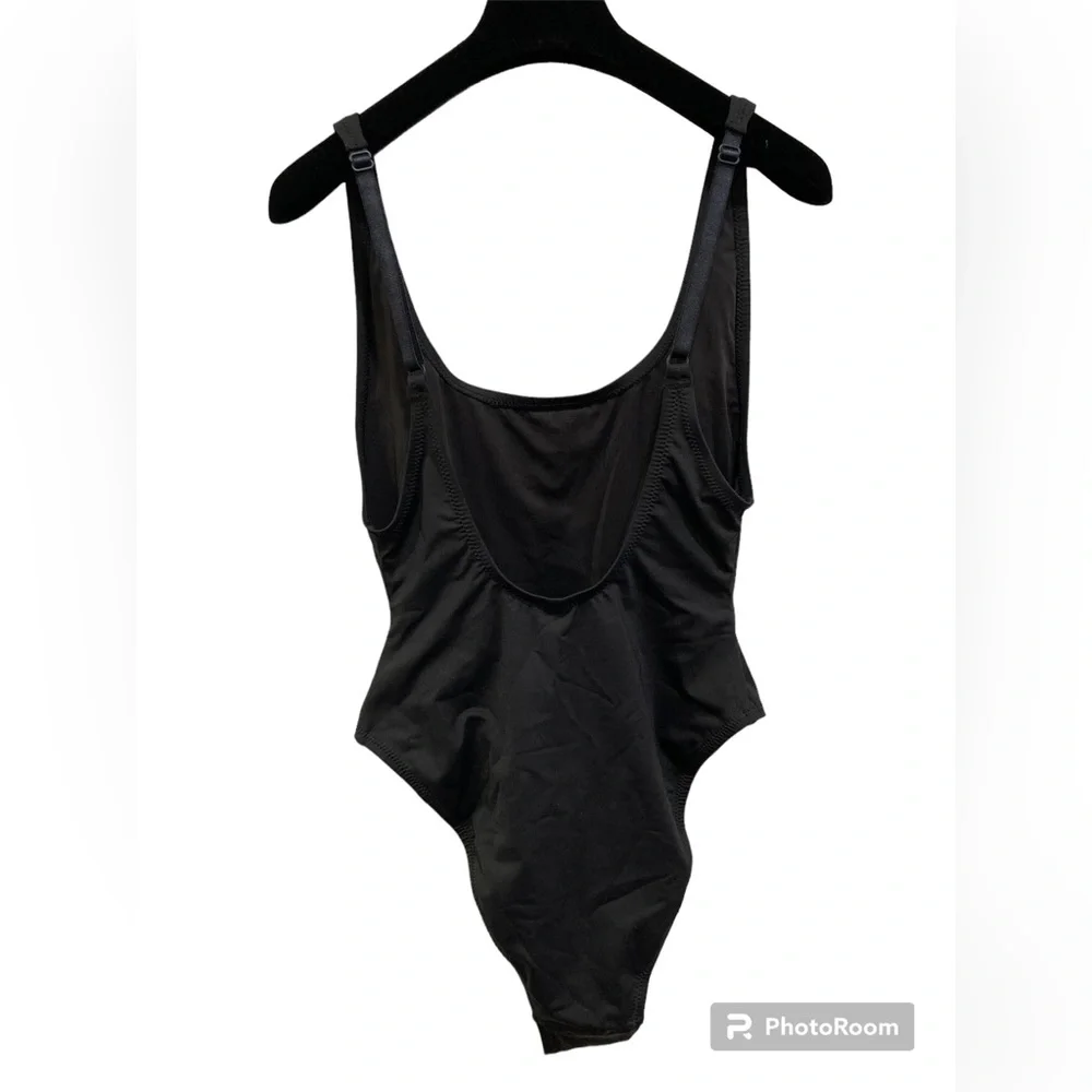 Skims NWT Black Swim Scoop Neck One Piece SZ XS, S, M, L - Picture 5 of 13